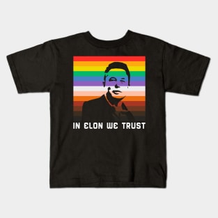 In Elon We Trust Kids T-Shirt